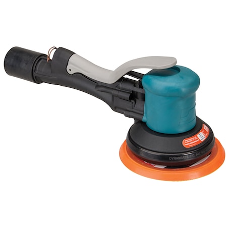 Dynabrade 6" (152 mm) Dia. Dual-Grip CentralVacuum Random Orbital Sander for ESD 58601